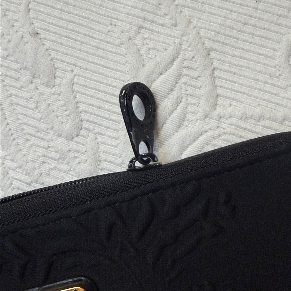 Marc By Marc Jacobs Black Embossed Floral Pouch/Clutch - Picture 3 of 7
